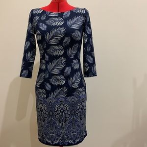 Maggy London dress size 6, 3/4 sleeve - classic and sophisticated - like new